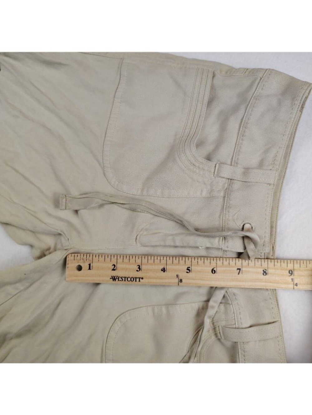 White House Black Market Silk Capri Pants Womens sz 2 - Picture 9 of 9